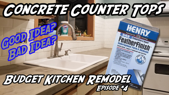 How To Build Concrete Counter Tops Briguy503 Youtube Content